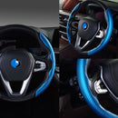 SportCarbon™ Capa de Volante Universal Antiderrapante Premium - 2 Pçs