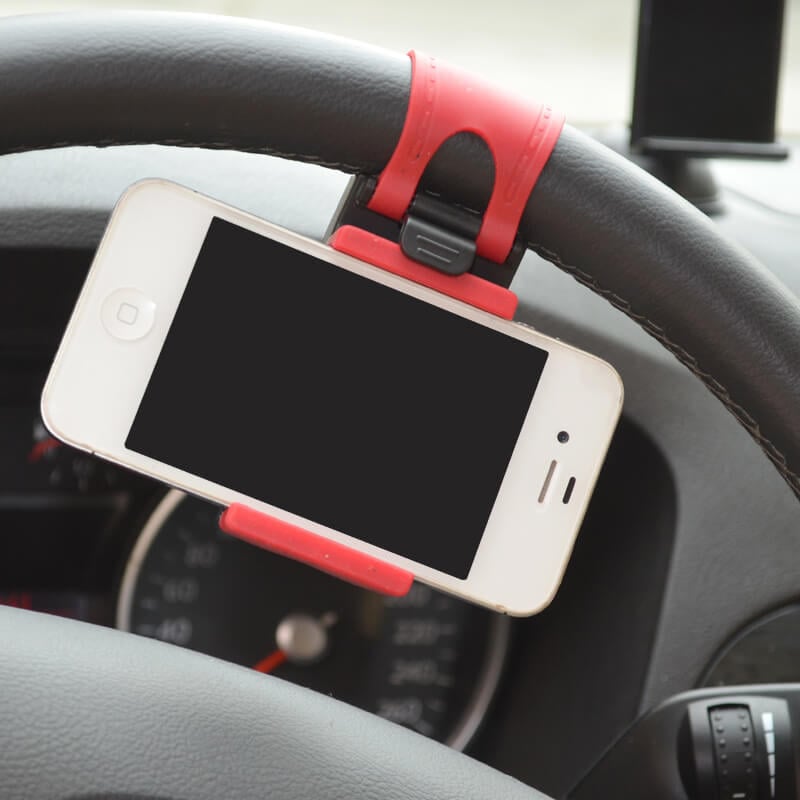 VoltCar CarSuper™ Universal Steering Wheel Phone Holder - (🔥Last Day of 50% OFF Promotion!)