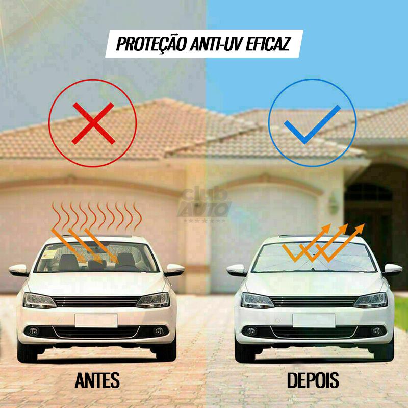 Nivus sun protect™ 2.0 Protetor Solar Parabrisa de Carros Dobrável