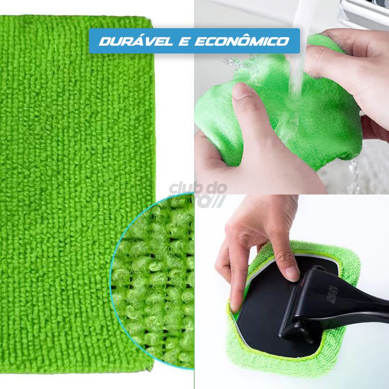 CleanVision™ Limpador de Parabrisa 180° Portátil Longo Alcance