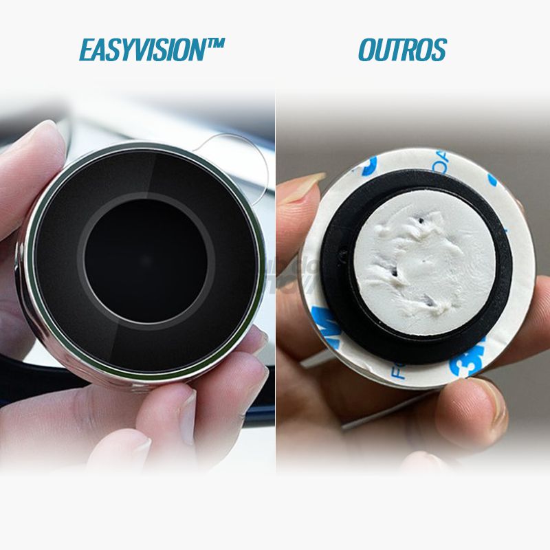 EasyVision™ 2.0 Espelho Convexo Auxiliar para Retrovisor Universal - 2 Pçs