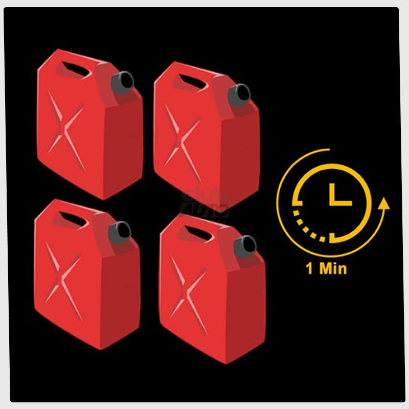 FuelFlux™ 2.0 Bomba de Combustível Sucção Manual Universal Portátil