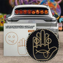 LED Expressões Gestuais Divertidas para Carros