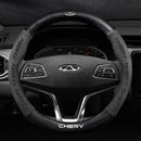 CarbonSuede Nivus™ Capa de Volante em Carbono com Suede - (🔥 Último Dia Frete Grátis )