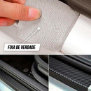 CarbonFilm™ Protetor de Soleira Anti-risco Premium - 4 Pçs
