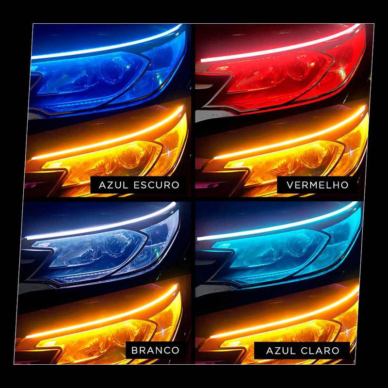 PrimeLED™ 2.0 Fita de LED para Farol DRL Sequencial - 2 Pçs